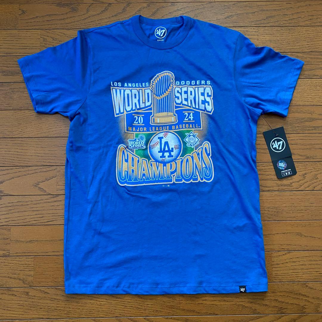 47 Brand 海外版 ドジャース 2024ワールドチャンピオン記念Tシャツ
