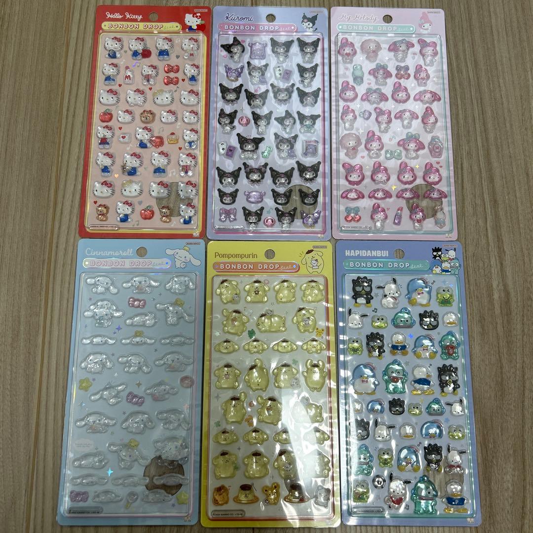ボンボンドロップシール　正規品　サンリオ　第一弾