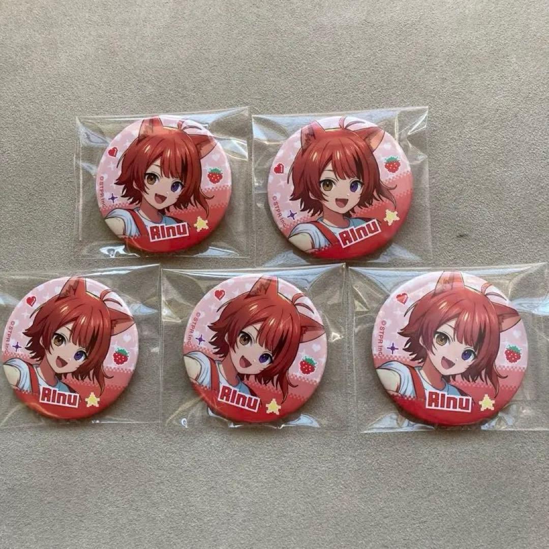 すとぷり 莉犬くん 缶バッジ いちごマイクラ ポップアップストア