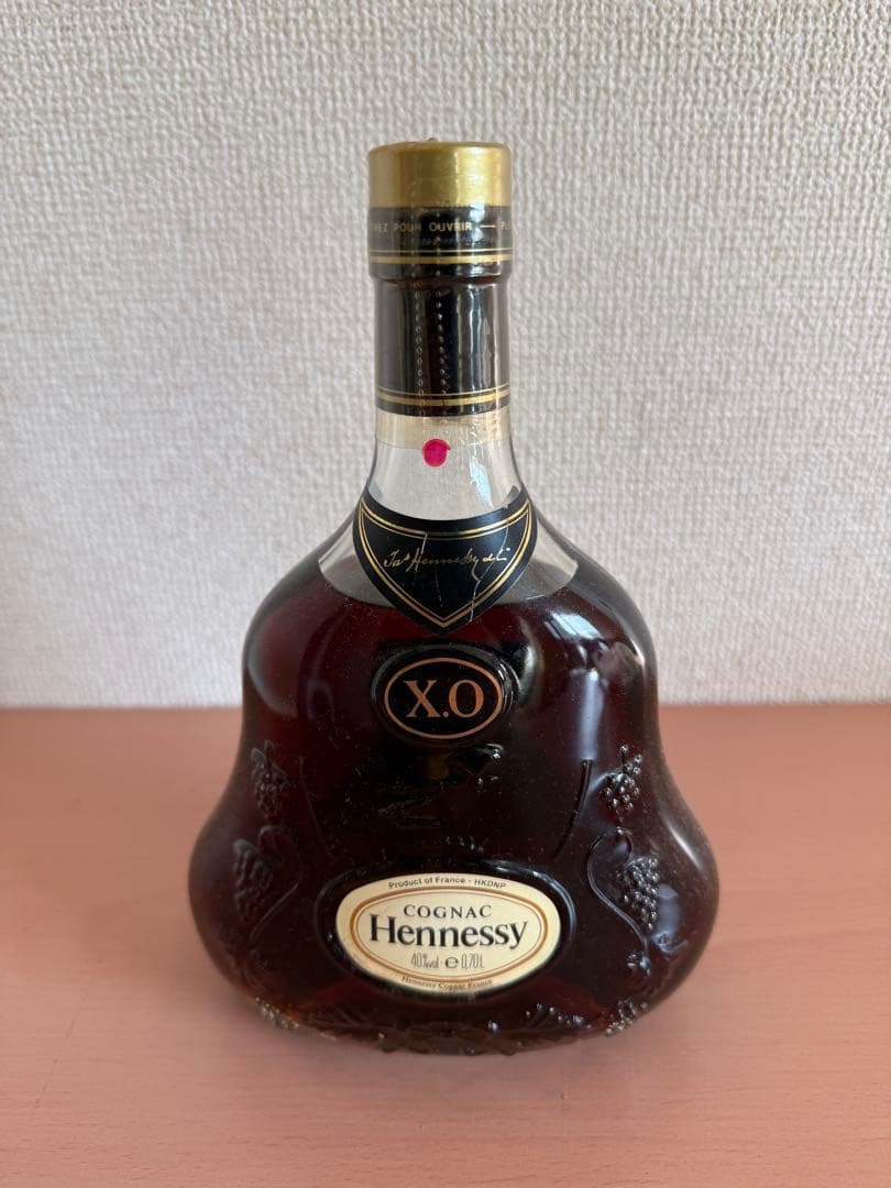 ヘネシーXO 金キャップ　クリアボトル　ブランデー　コニャック　　700ml