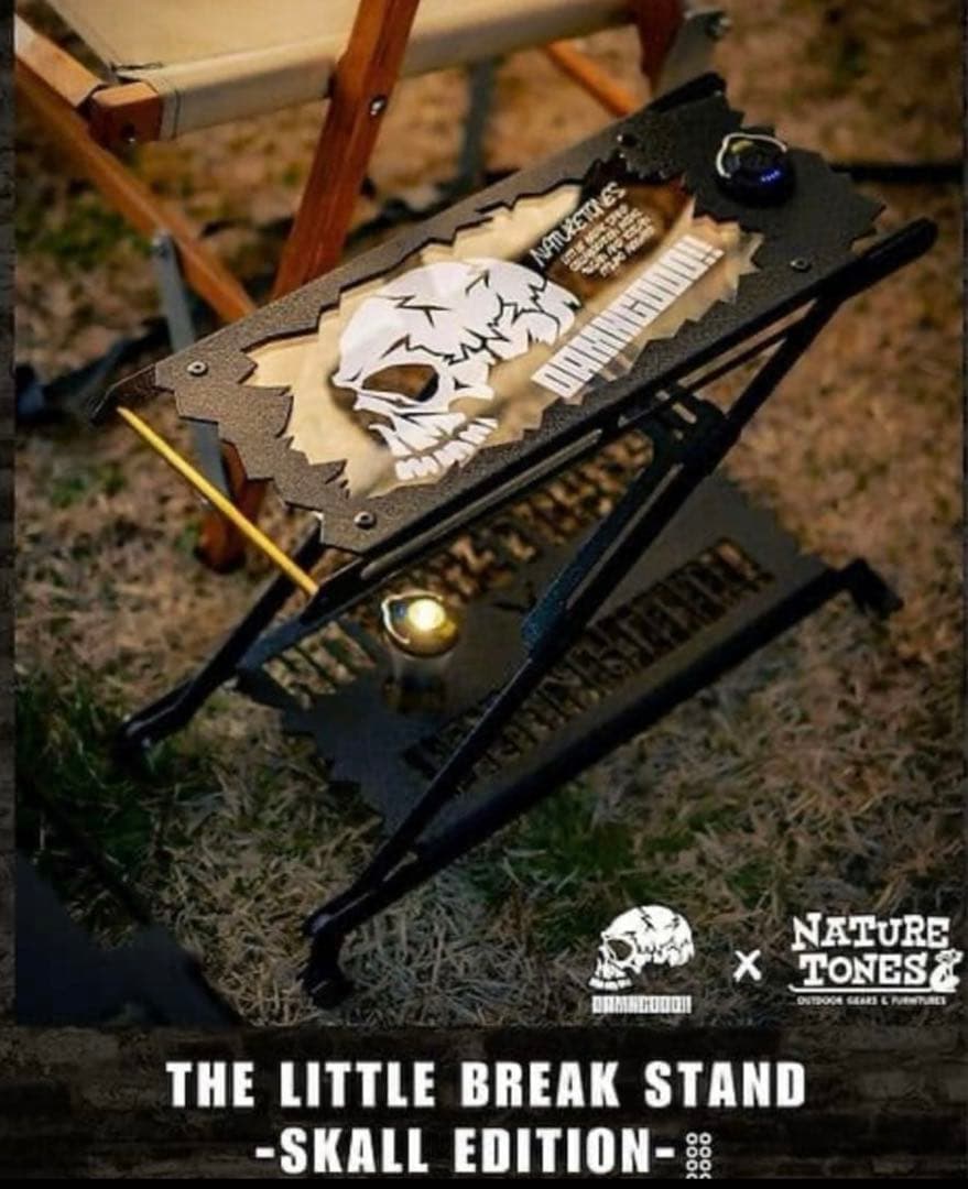 DAMNGOOD!! スカルデザイン アウトドアテーブル