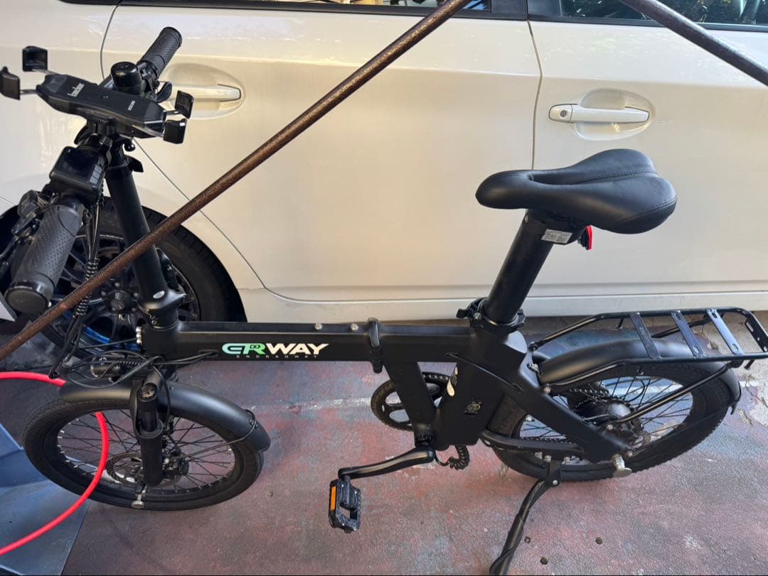 【美品】ERWAY-a02電動アシスト自転車 ブラック