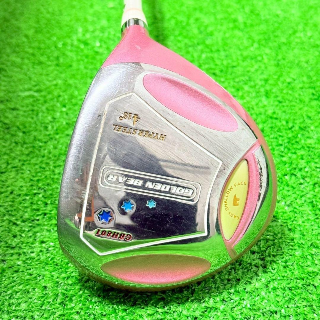 レディース ゴルフクラブ8本セット ピンク GOLDEN BEAR 即ラウンド可