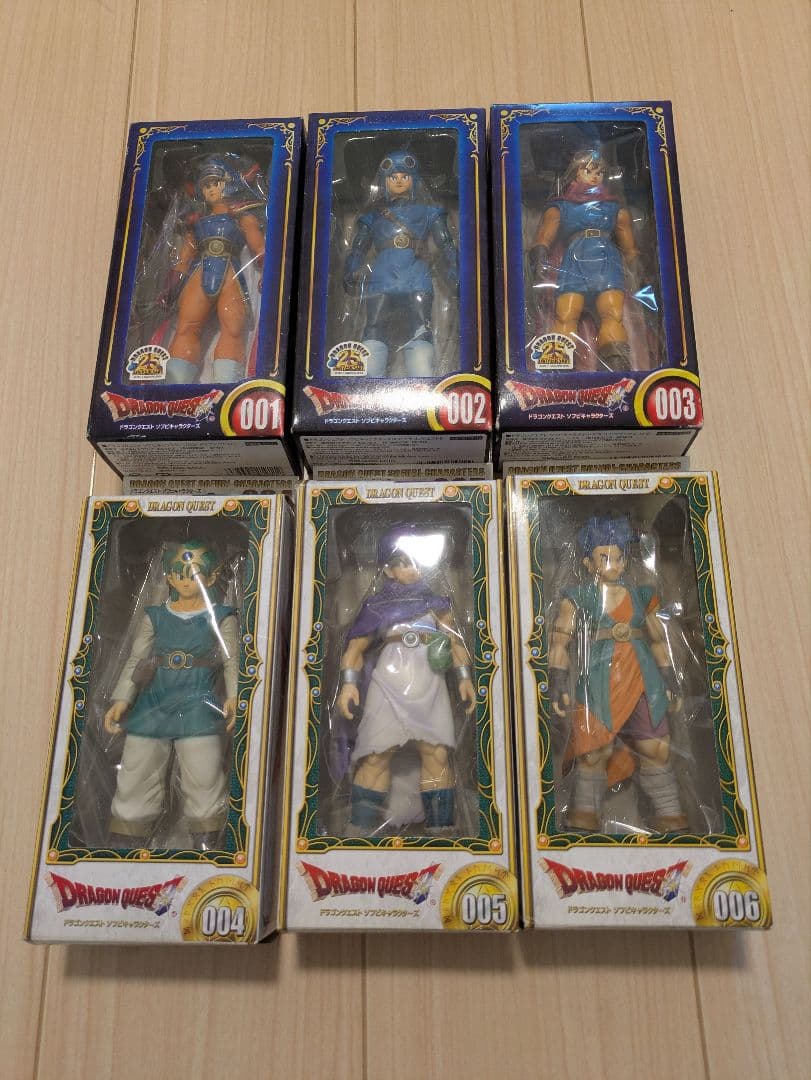ドラゴンクエスト　勇者 ソフビキャラクターズセット6体