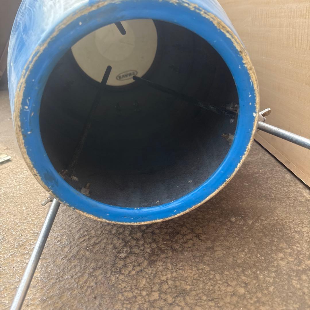 Pearl コンガ 青 Evansヘッド スタンド付属