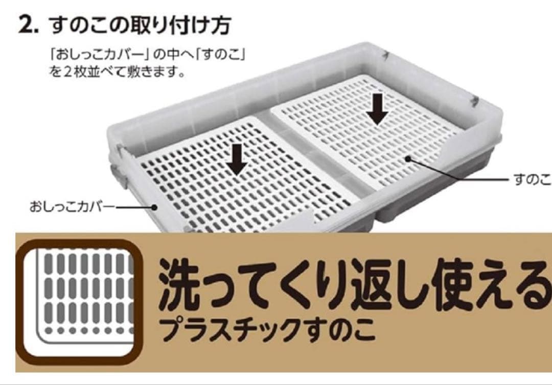 マルカンうさぎのカンタンおそうじケージワイド茶