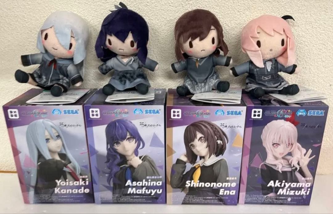 ★プロセカ フィギュア ニーゴ　全4種　ふわぷち ミニぬいぐるみ 4種
