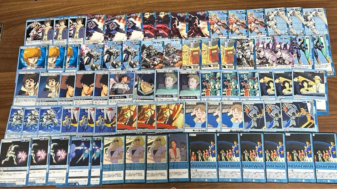 ガンダムウォー 青 ユニコーン デッキ パーツセット