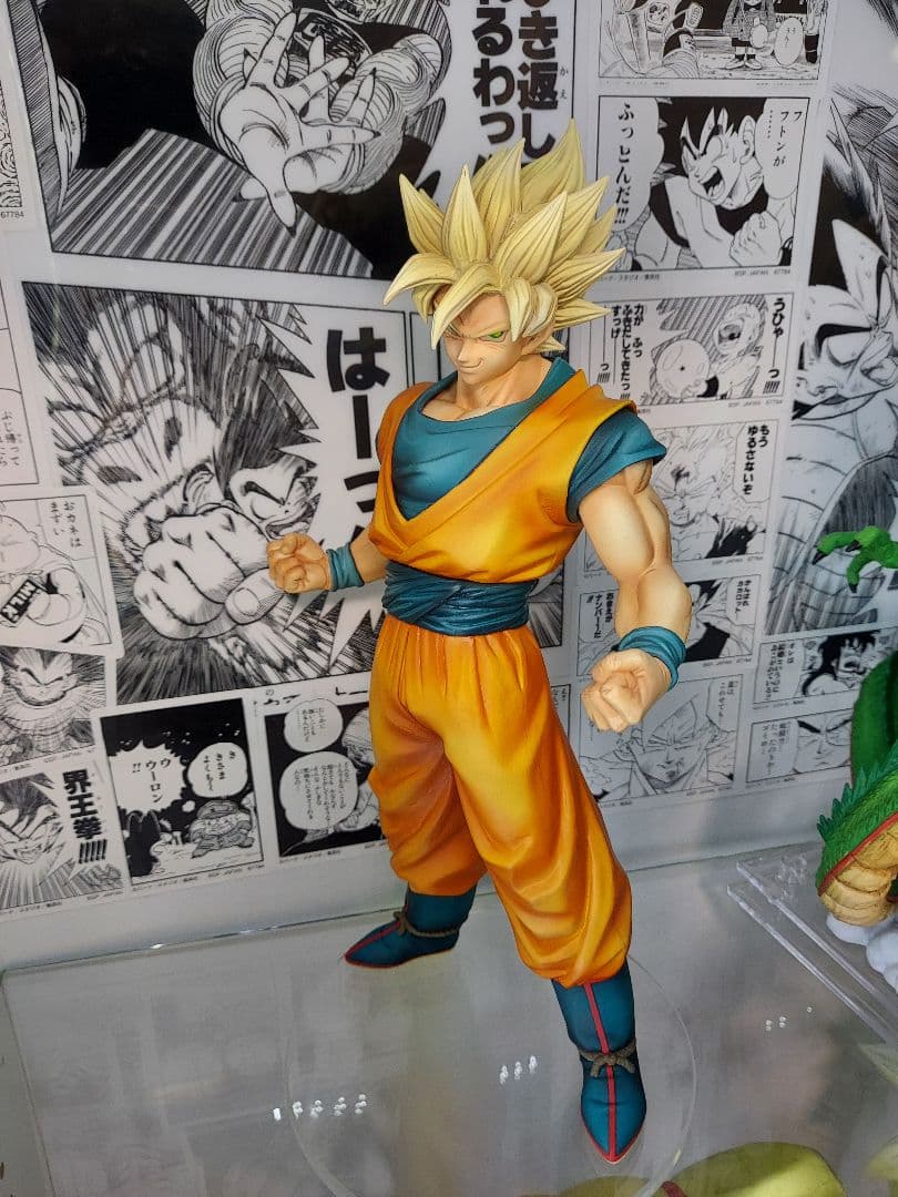 ドラゴンボール フィギュア リペイント MSP 孫悟空 超サイヤ人 一番くじ