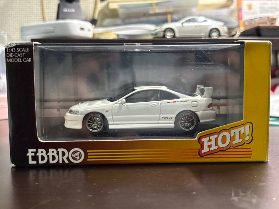 エブロ　1/43 ホンダ無限インテグラタイプR (DC-2) ホワイト