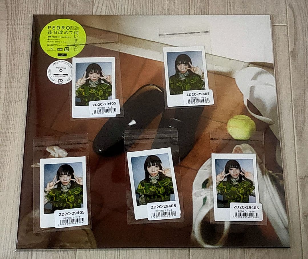 PEDRO 後日改めて伺いました レコード　限定盤 チェキ 5枚　アユニ・D