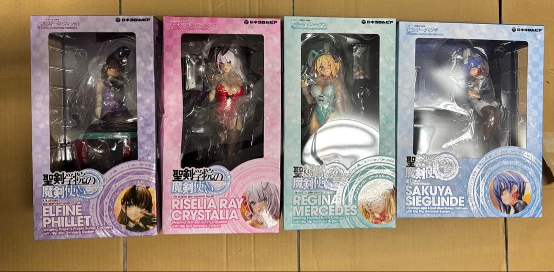 聖剣学院の魔剣使い　ぺろりシステム　フィギュア　4体セット