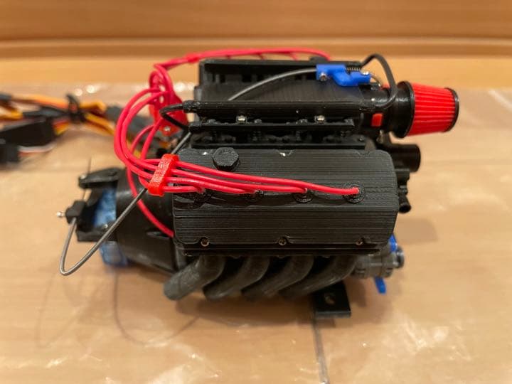 1/10 RC DDW OHV V8 H FI FDエンジン