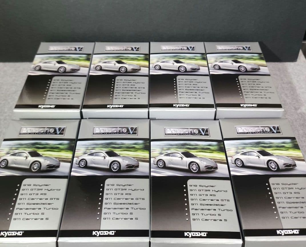 京商　ポルシェミニカーコレクションⅤ ８台セット