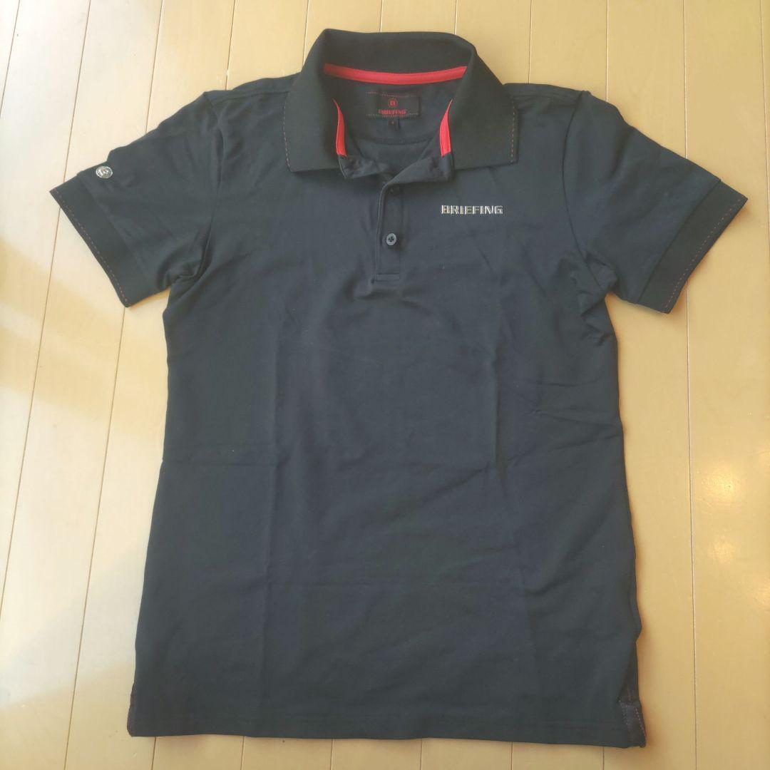 ブリーフィング　BRIEFING　ゴルフ 　半袖　ポロシャツ　ブラック　黒