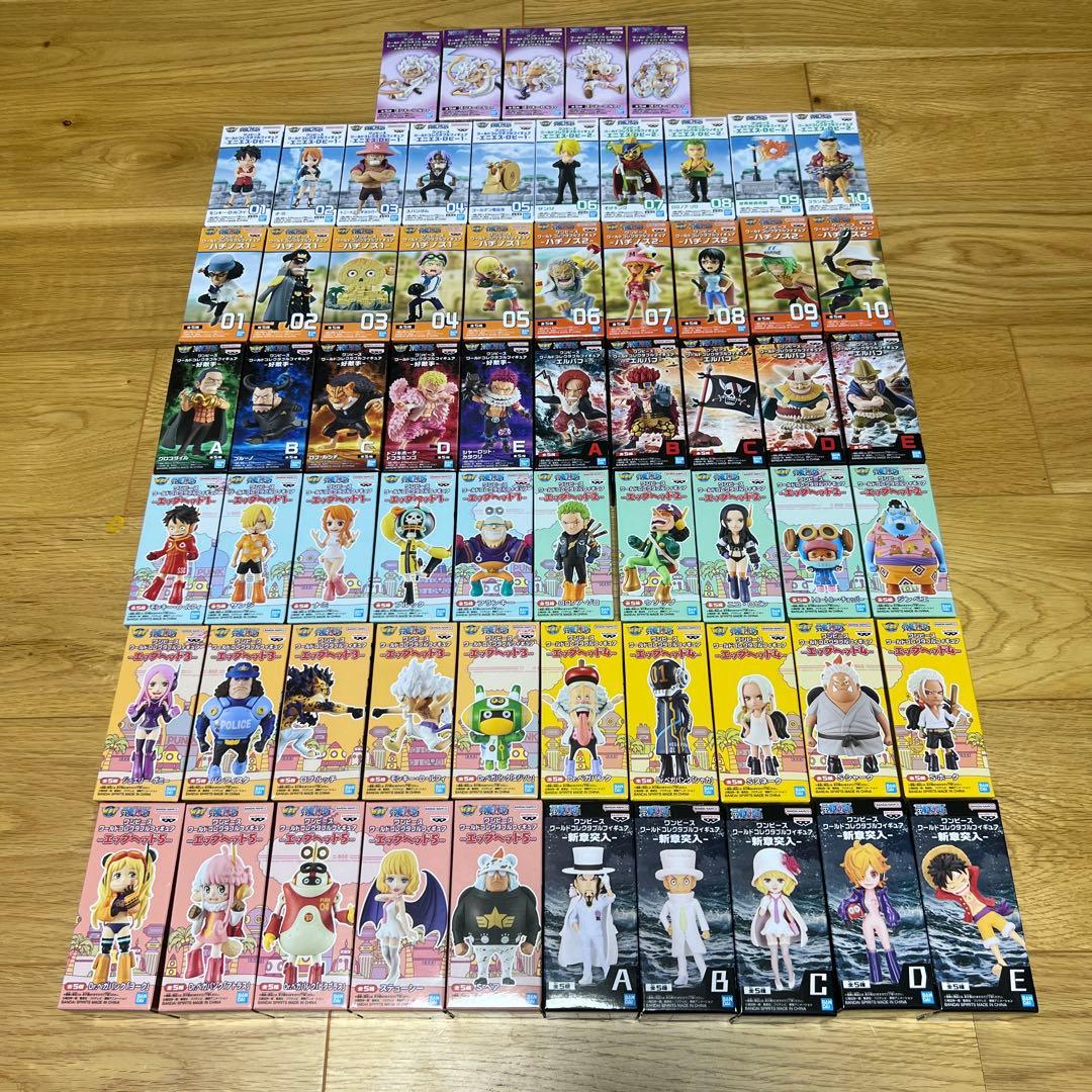 ONE PIECE ワールドコレクタブルフィギュア　65種