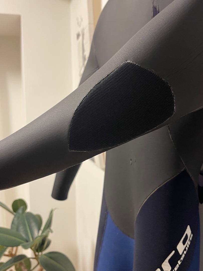 ZERO ドライ冬用レディースフルスーツ ウェットスーツ 黒/青