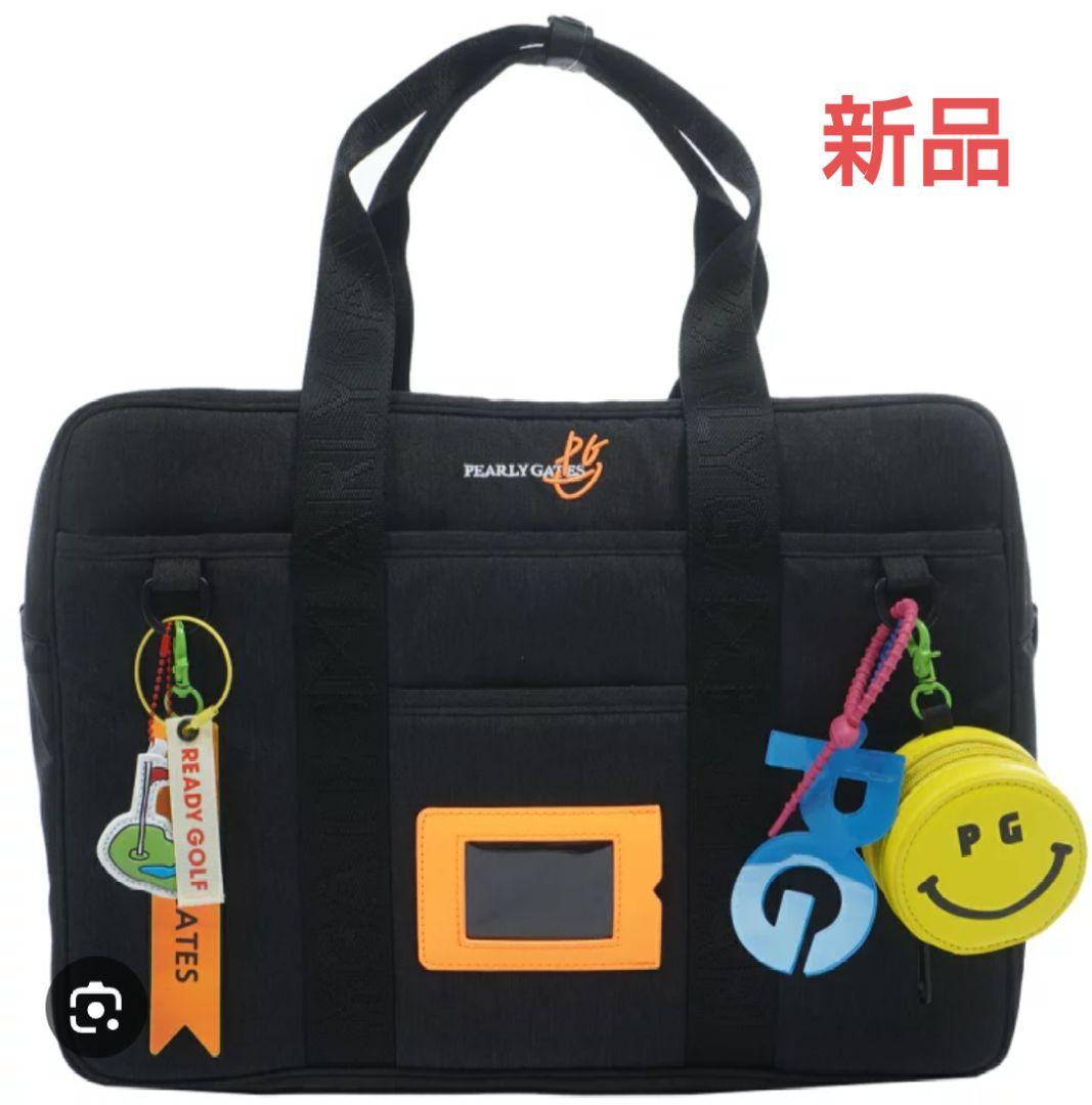 新品　PEARLY GATES ブラックトートバッグ