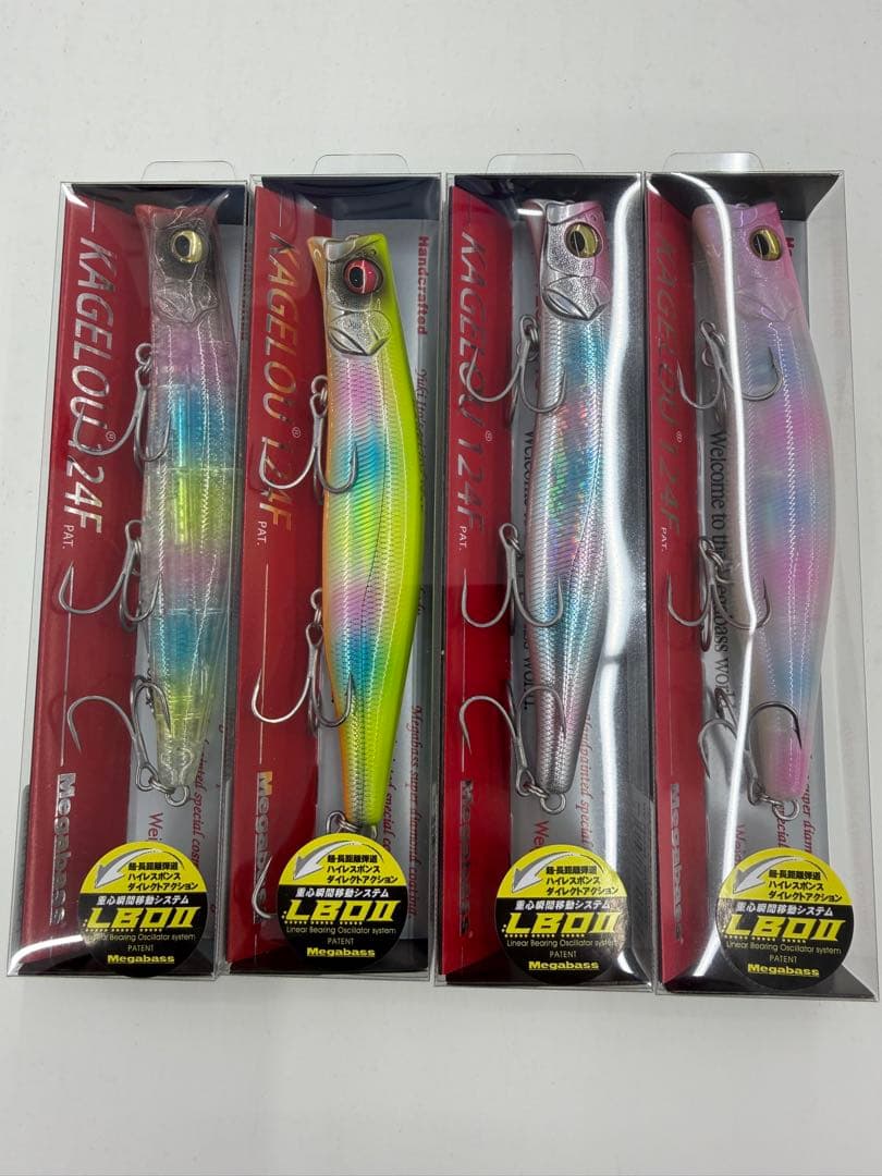 メガバス　2026福袋　限定カラー　カゲロウ124 4色セット