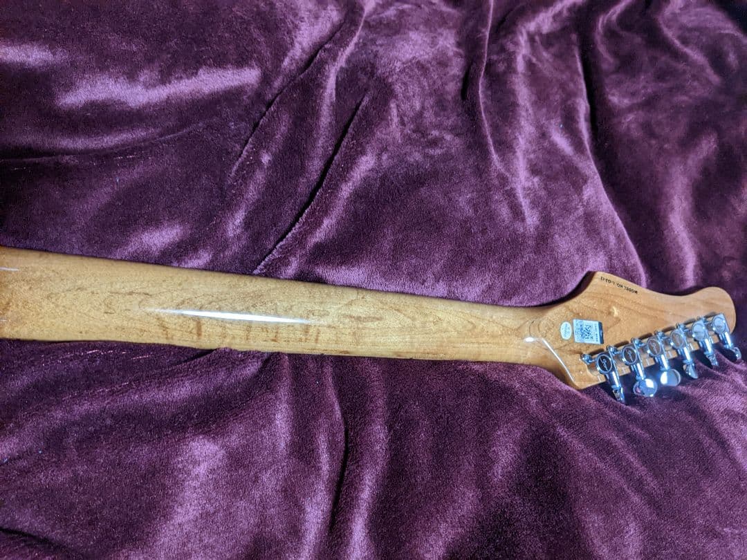 高品質アルダー材とローステッドメイプルネックを採用したプロ仕様のスマートギター