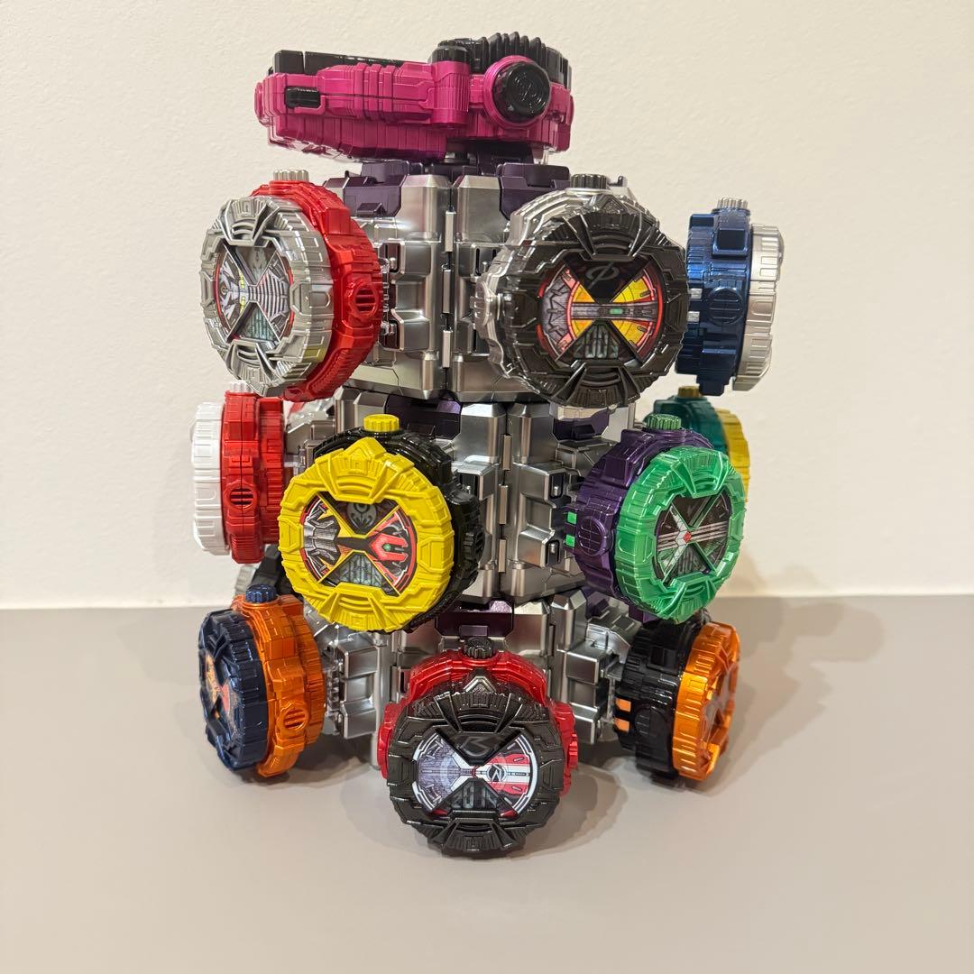 DXライドウォッチ19個+ダイザー 劇中プロップ風塗装 竜頭発光・大音量化