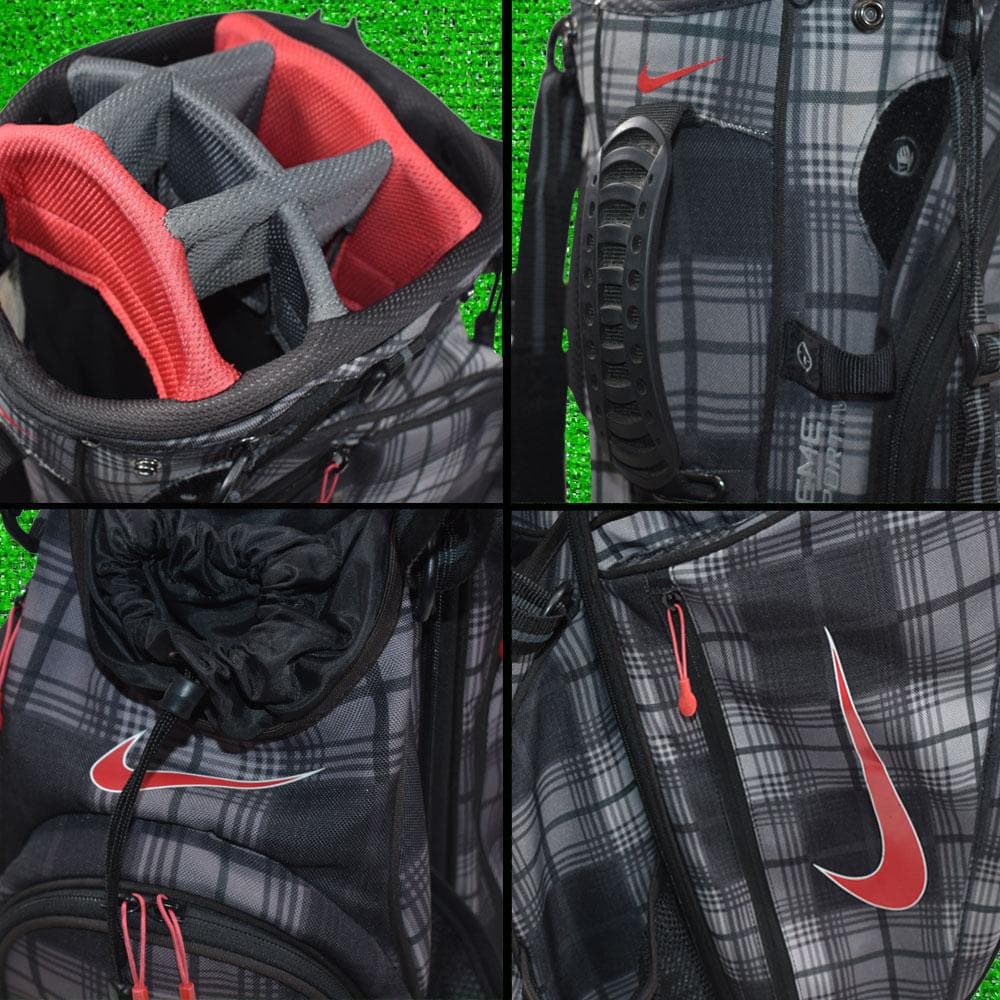 NIKE GOLF ナイキ ゴルフ スタンド式キャディバッグ【チェック】中古！