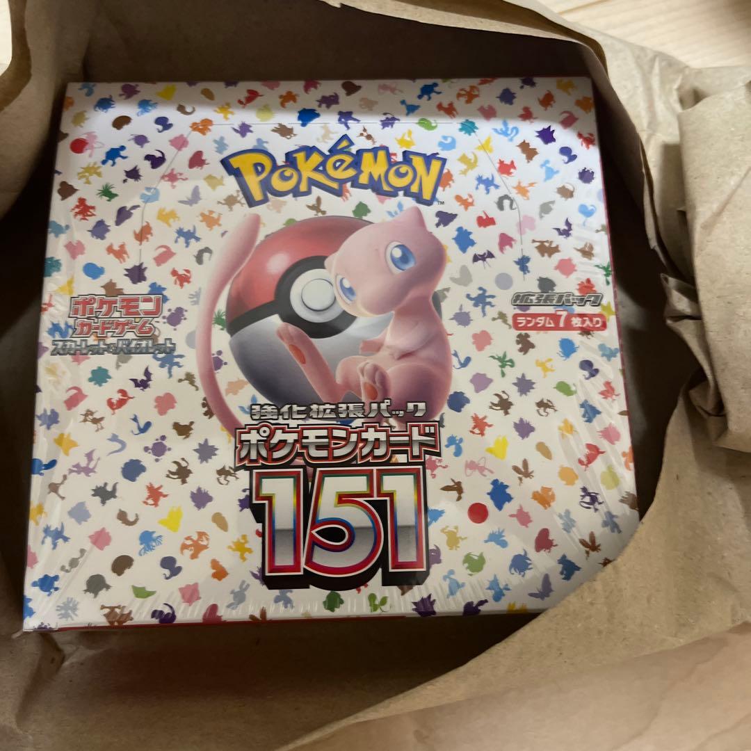 ポケモンカード 151 box 新品未開封 シュリンクあり