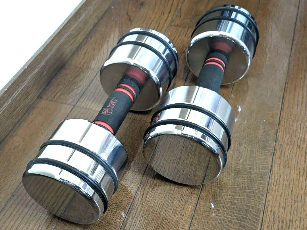 Northdeer ダンベル 可変式 10kg×2 鏡面