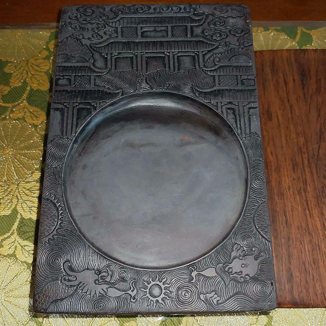 【特別価格】中国　彫刻端渓硯