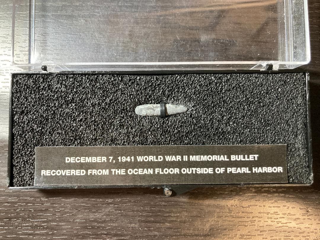 珍品　第二次世界大戦記念品 真珠湾海底発掘の弾