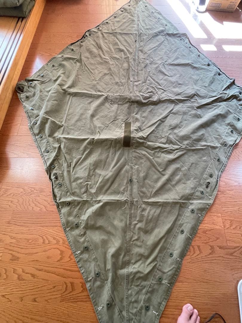 ノルウェー軍幕　単色　4枚セット　used