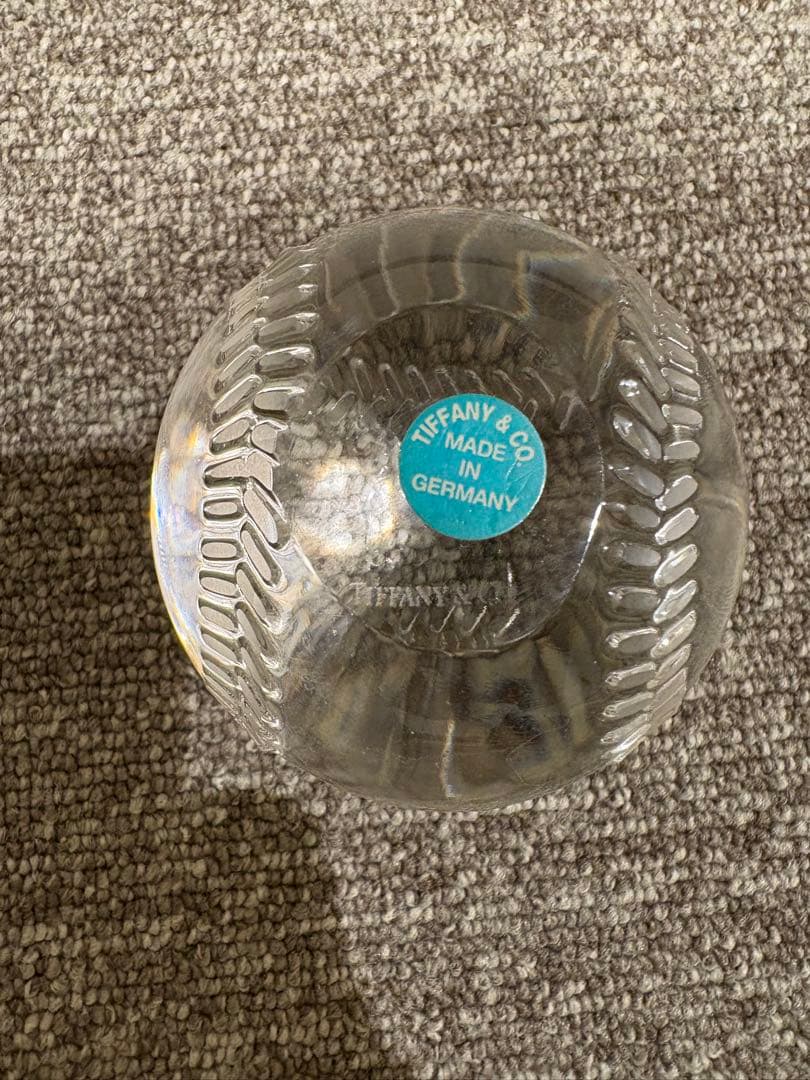 ティファニー TIFFANY&Co. 野球ボール クリスタル