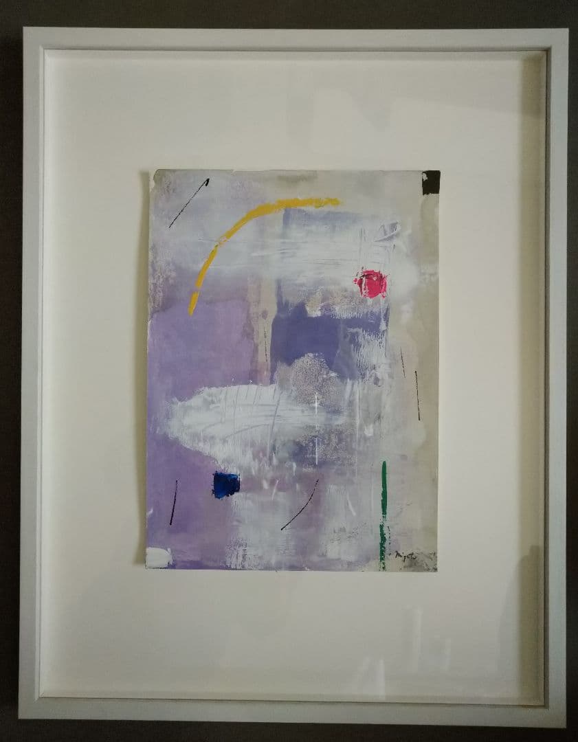 １点もの！アクリル・抽象画 特注品の立体額入り　#現代アー