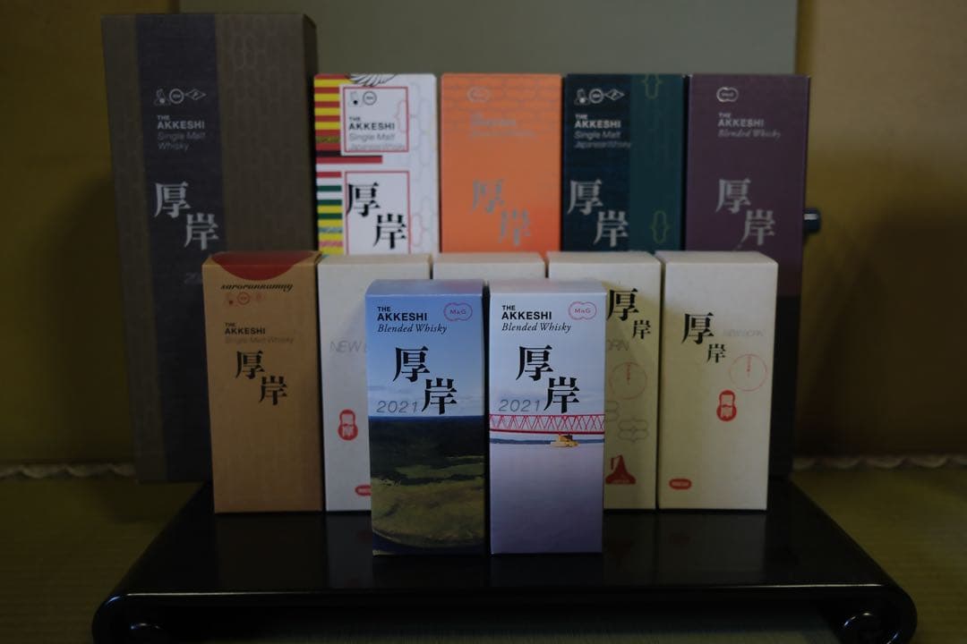 厚岸ウイスキー セット ニューボーン　5本　寒露〜立冬5本　限定ミニボトル2本