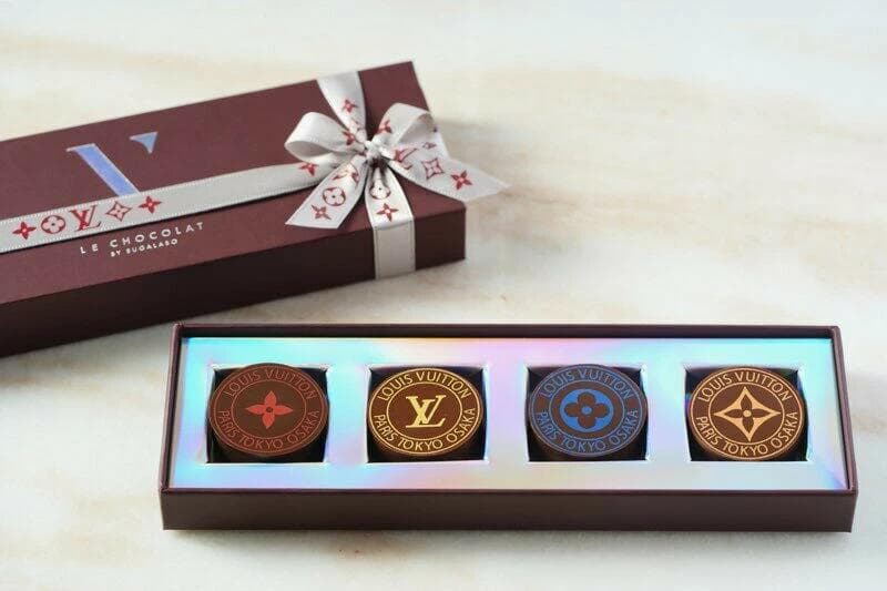 ルイ・ヴィトン Louis Vuitton 4個入り1箱チョコレート手提げ袋付き