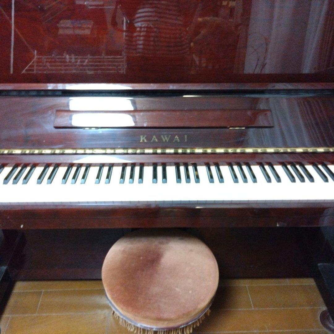 KAWAI アップライトピアノ ダークウッド