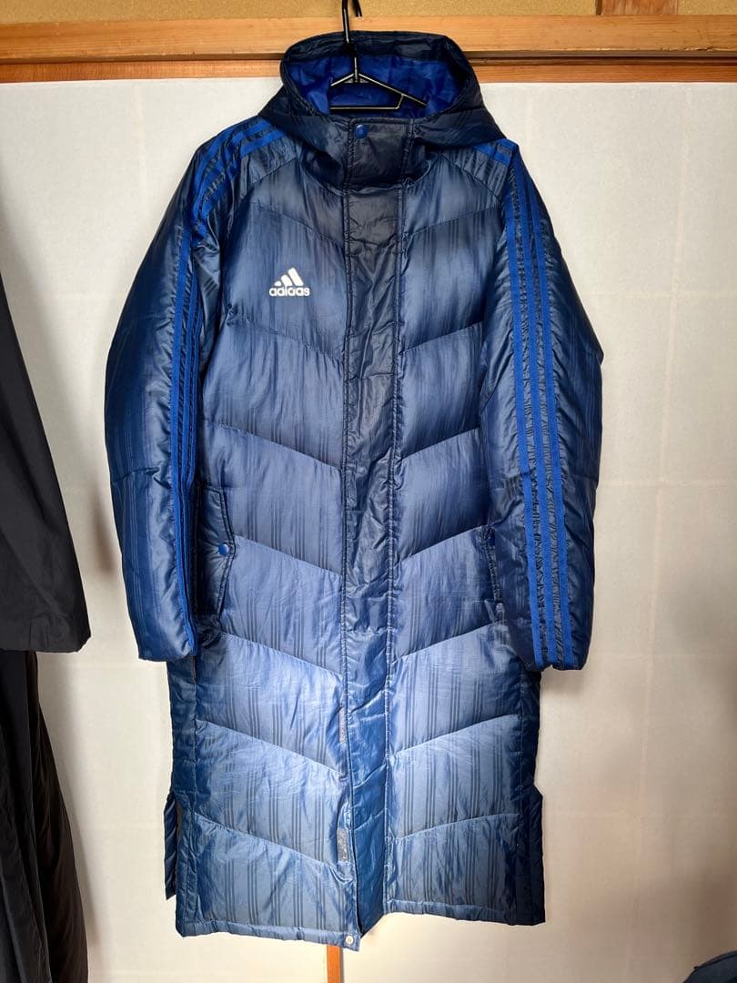 adidas アディダス ベンチコート ダウン コート★Mサイズ