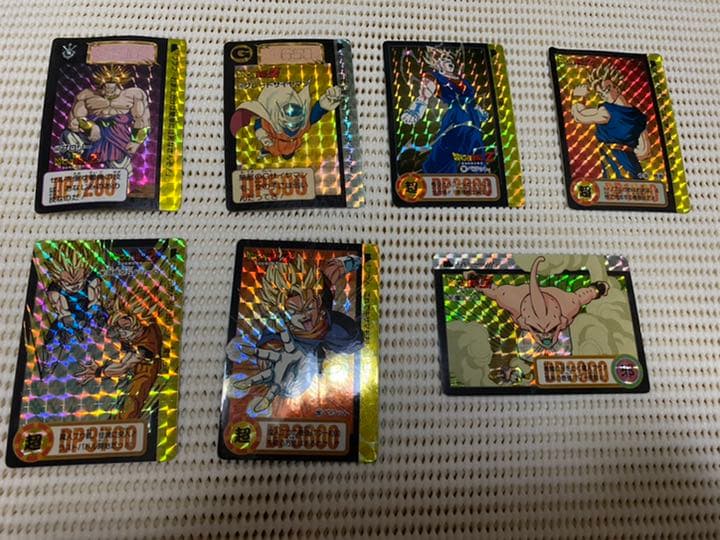 ドラゴンボールカードダス7枚