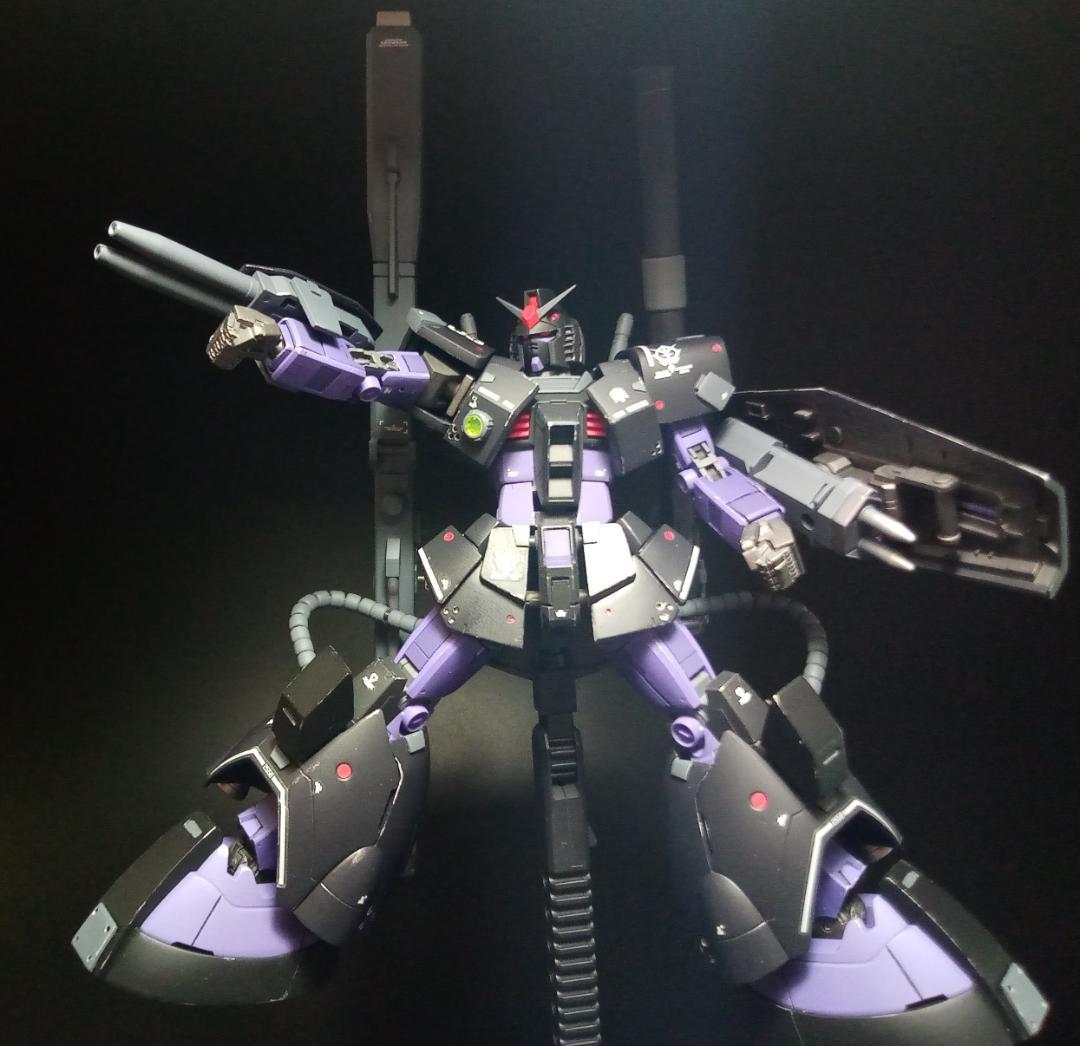 RG ガンダム ドムアーマー 黒い三連星 専用 鹵獲改修機 ガンプラ 完成品