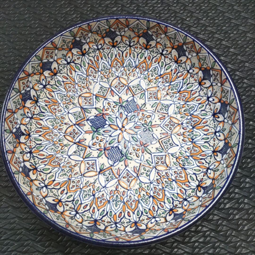 ハビエル　セルビン　メキシコ陶芸　大皿