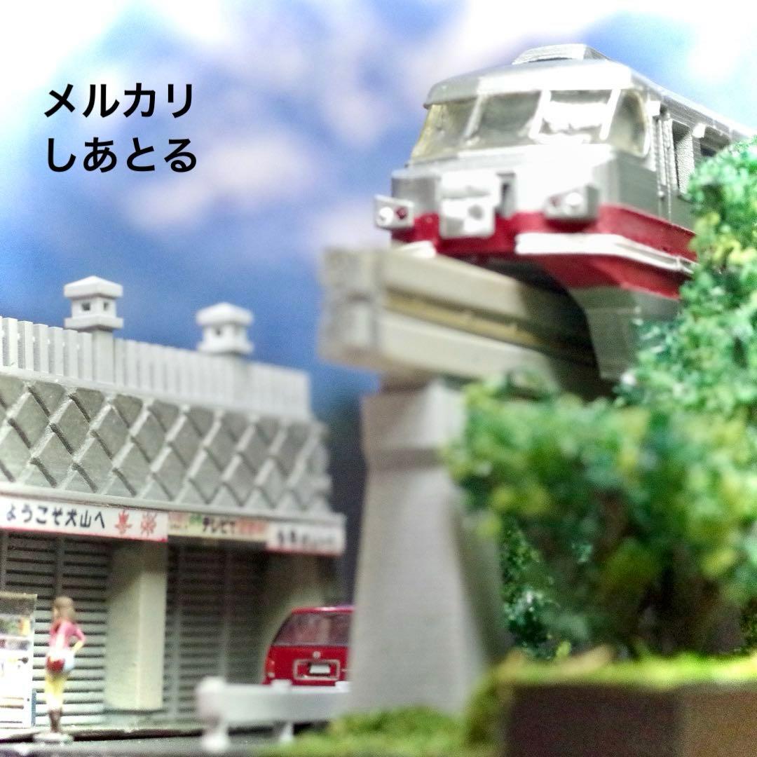 名鉄 犬山モノレール 鉄道ジオラマ展示台 ☆Nゲージ ☆鉄道模型