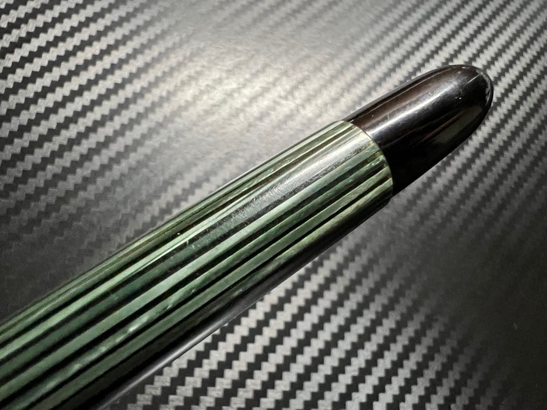 ペリカン 400NN オリジナル 万年筆 緑縞 KEF クーゲル極細字