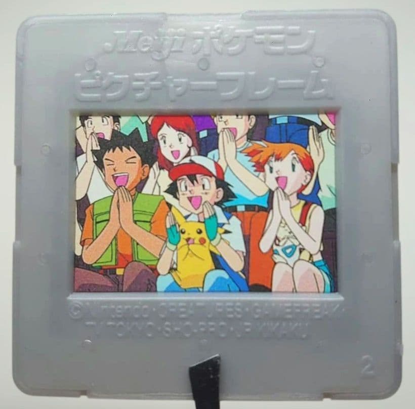 Meiji ポケモン ピクチャーフレーム　ピカチュウ　タケシ　サトシ　カスミ