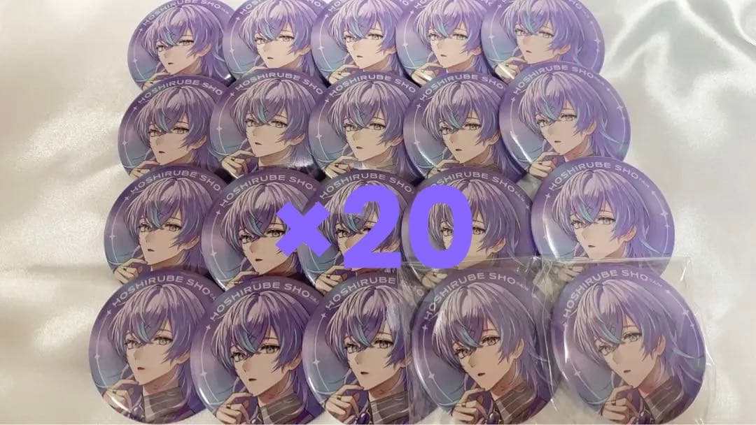 ⚠️本日限定値下げ⚠️ 星導ショウ ハーフアニバーサリー缶バッジ ×20