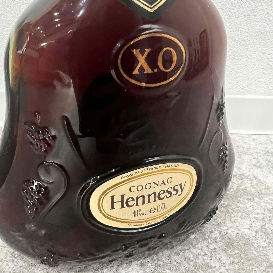 未開栓 Hennessy X.O. ヘネシー 金キャップ グリーンボトル 箱付き