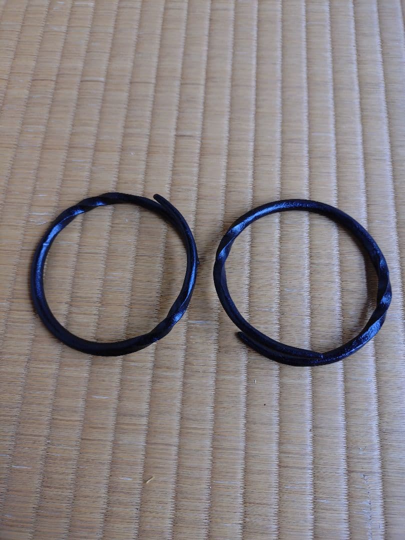 [木村一無作]筒釜唐松紋風炉釜銀滴