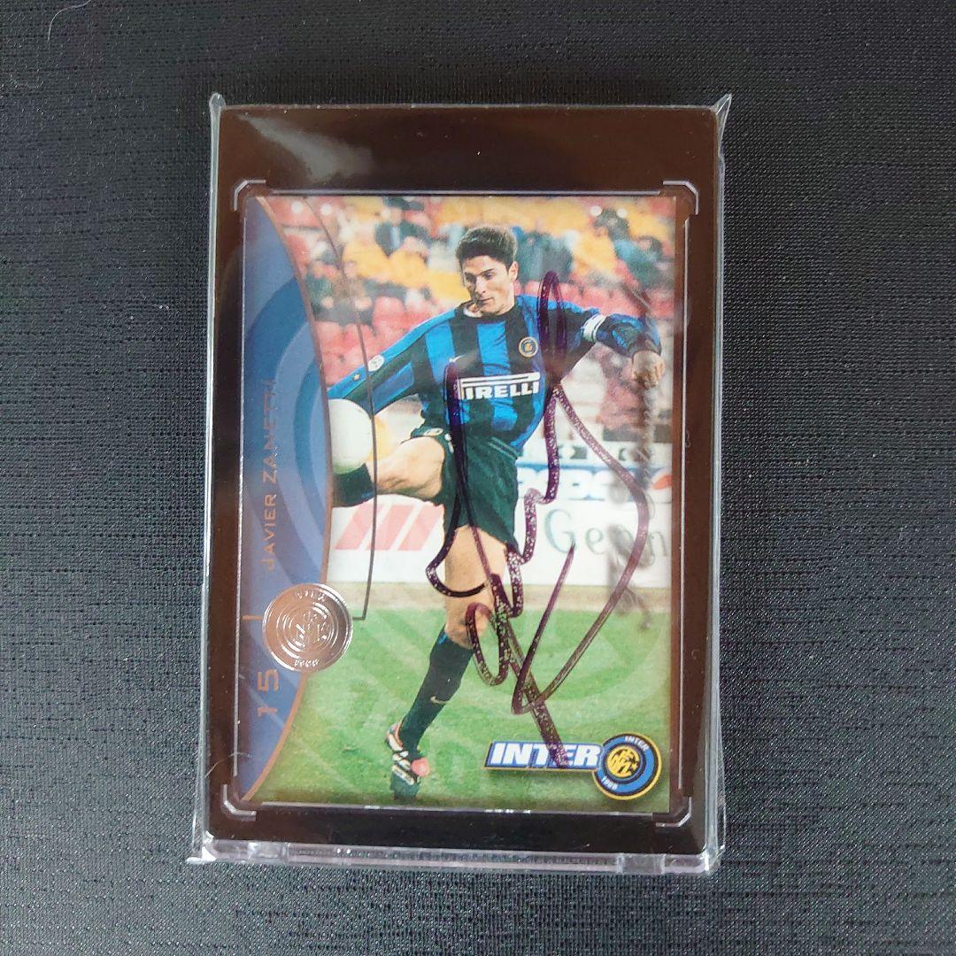 DS INTER サネッティ 直筆サインカード