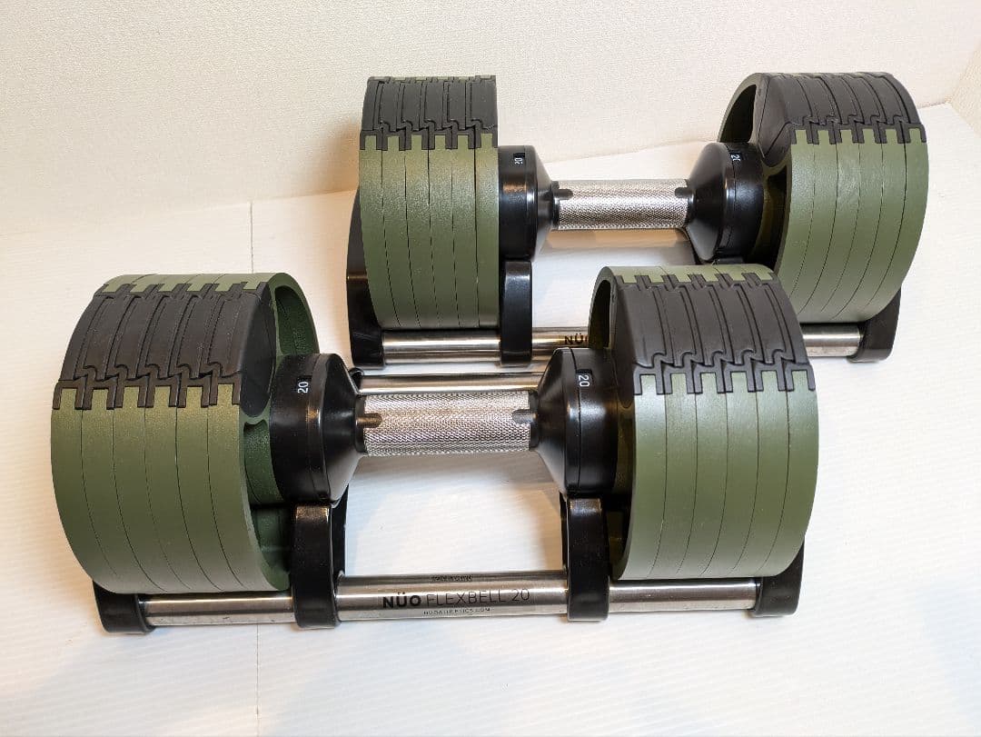 【ちぶ】フレックスベル 可変式 20kg 4kg刻み アーミーグリーン①