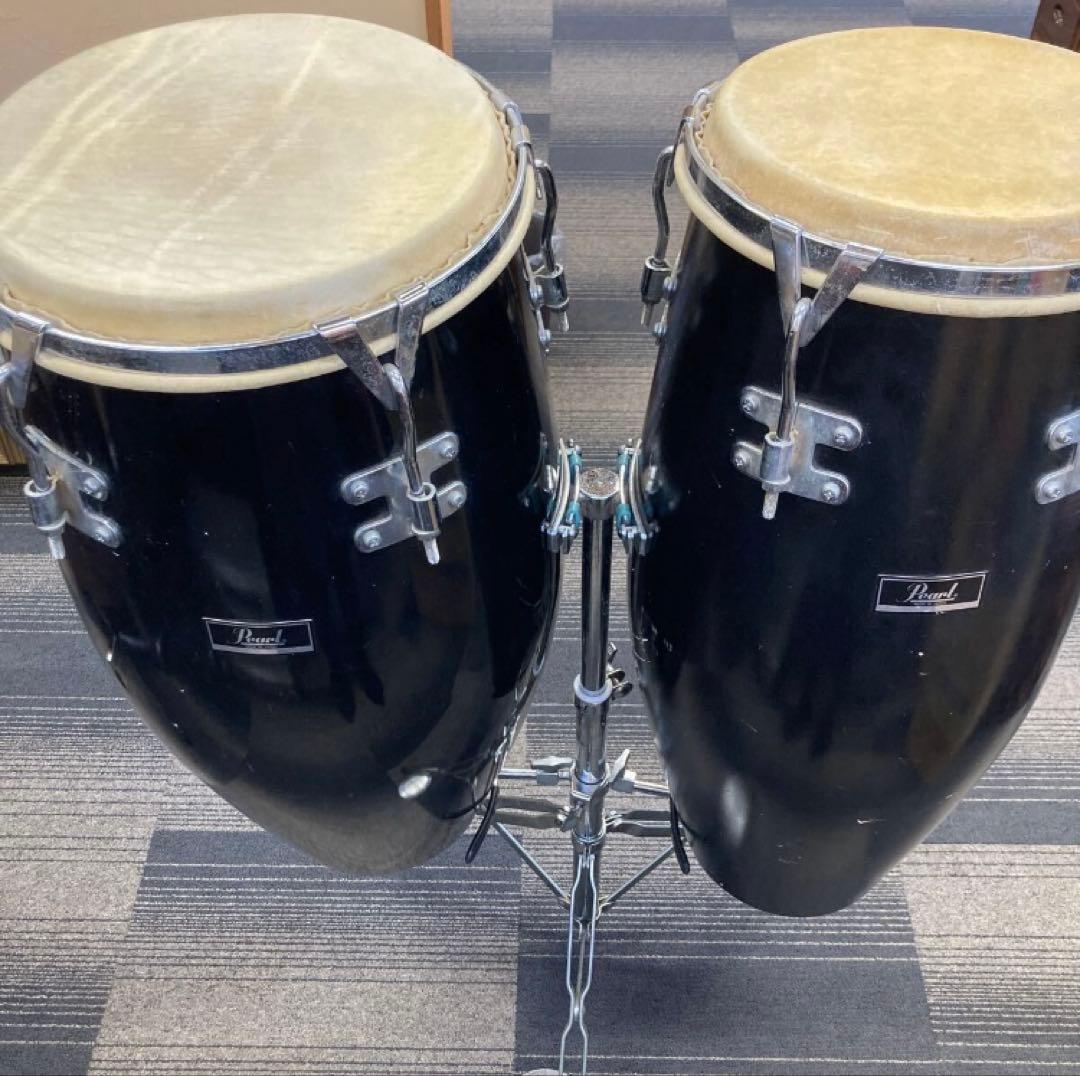 Pearl コンガ 黒　4/22処分