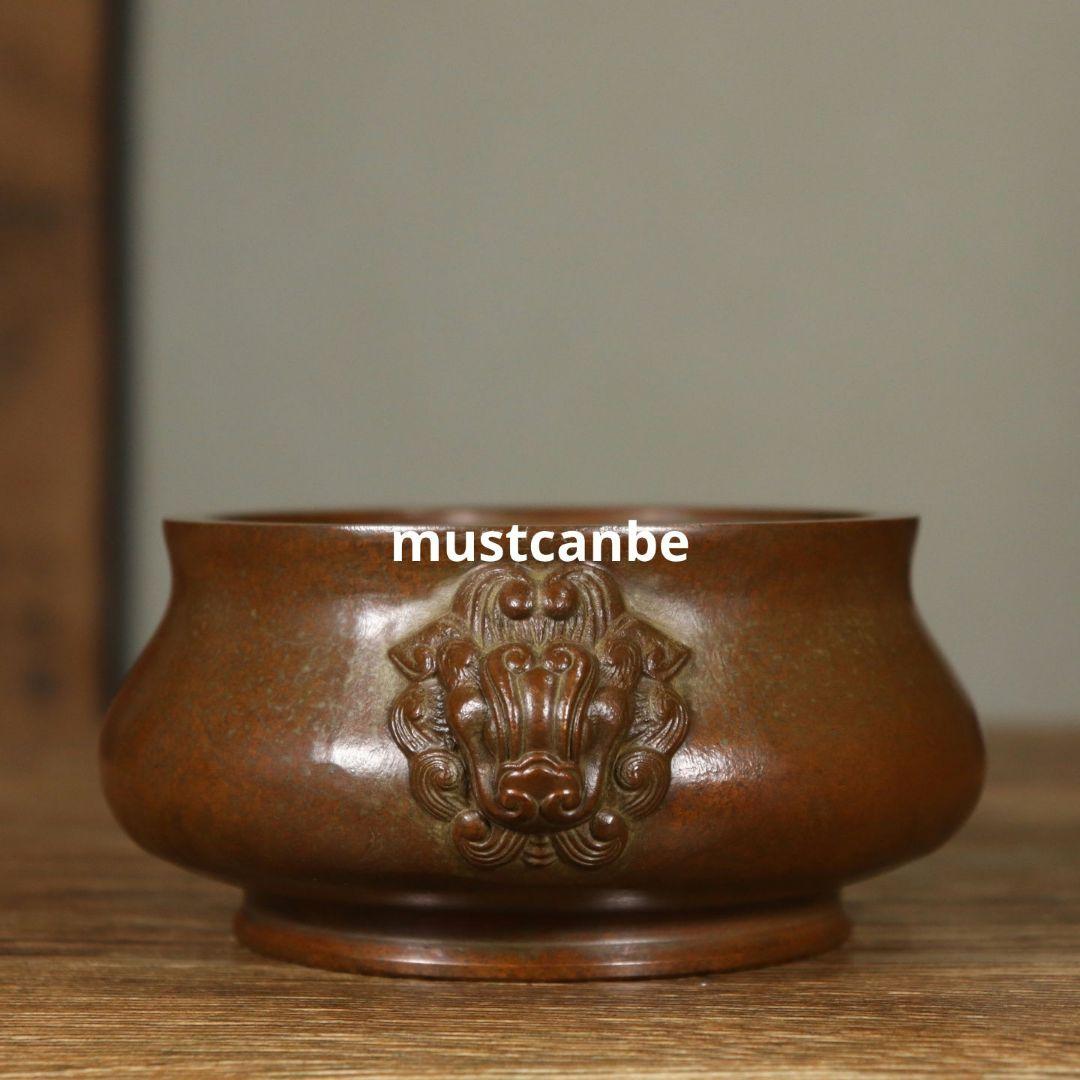 銅器 双師香炉 挿し香炉 香道具 茶道具 装飾品 工芸品 置物